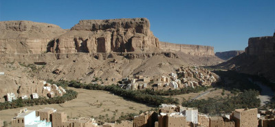 Pokrajina osrednjega dela Jemna, okoli Saane