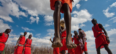 Pri poskočnih Masajih
