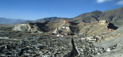 Gyantse, tretje največje mesto v Tibetu