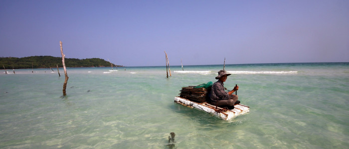 -Lokalni ribič na Phu Quocu